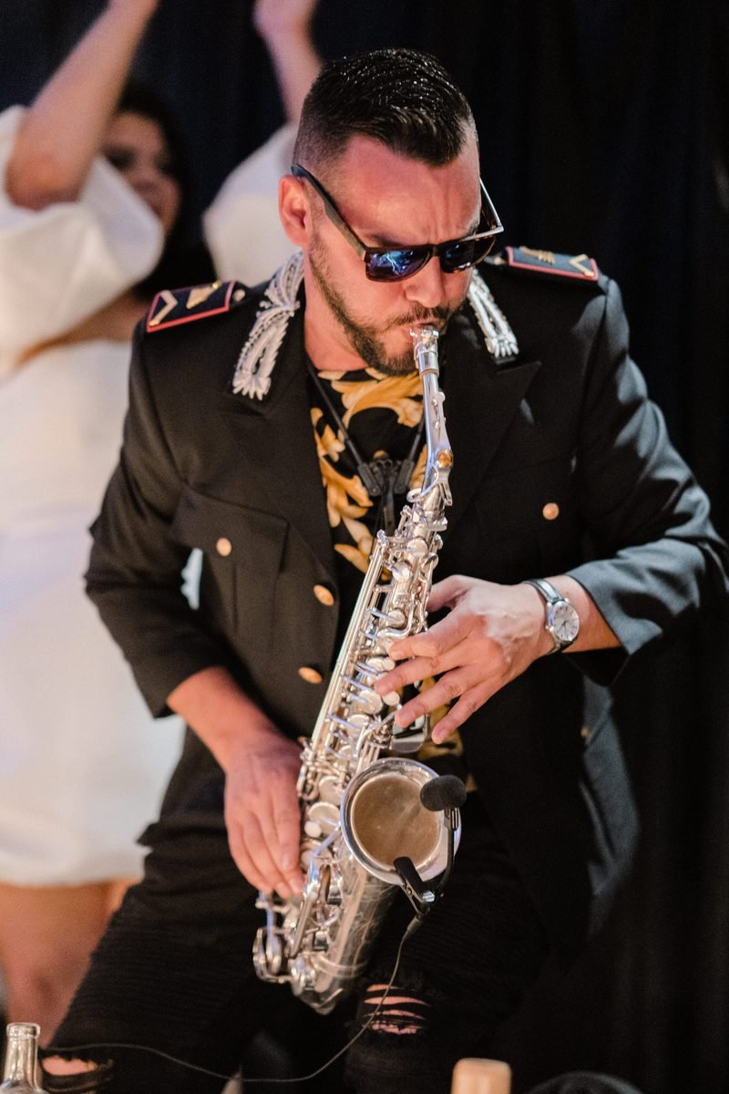 Orget Sax performing live